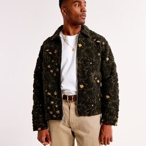 Men's Floral Patterned Jacket
